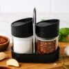spices-containor-01 Salt N Pepper Plastic Jar Set – Durable Kitchen Spice Storage
