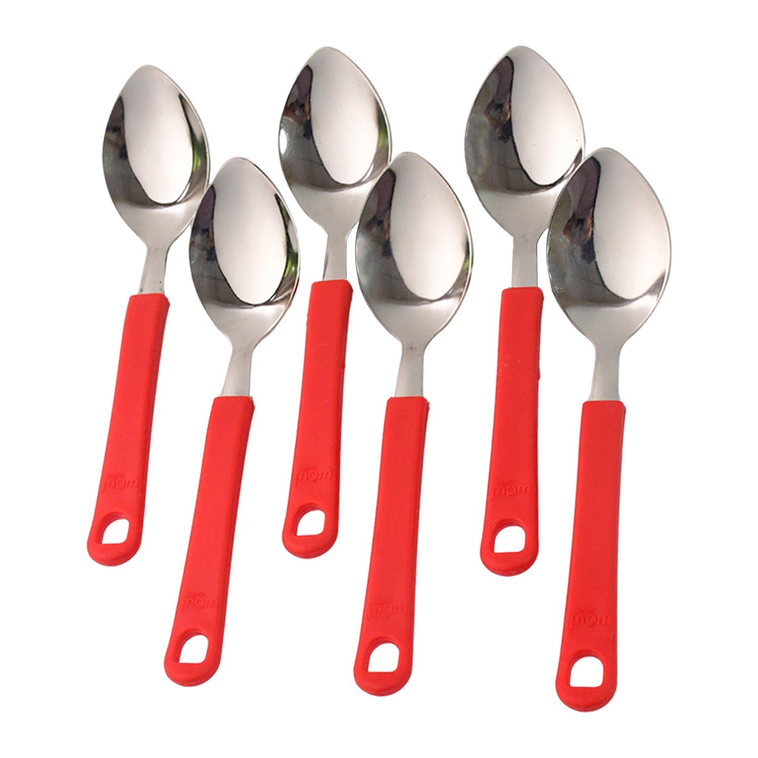 Stainless Steel Table Spoon Set – Durable, Comfortable Grip (6 Pc)