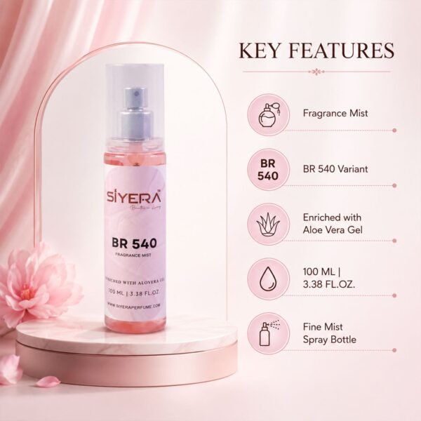 Fragrance Mist Body Spray – Enriched with Aloe Vera for Long-Lasting Freshness
