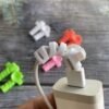 Cable Protector – 4-Pc Charger Cord Saver with Suction Ends | Dustiva