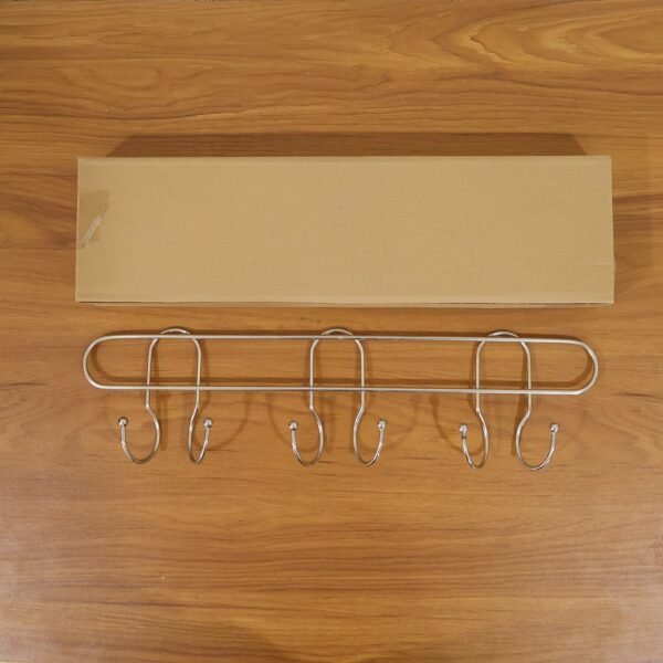 Wall Mounted Metal Hook Rack – Sleek & Heavy Duty Organizer