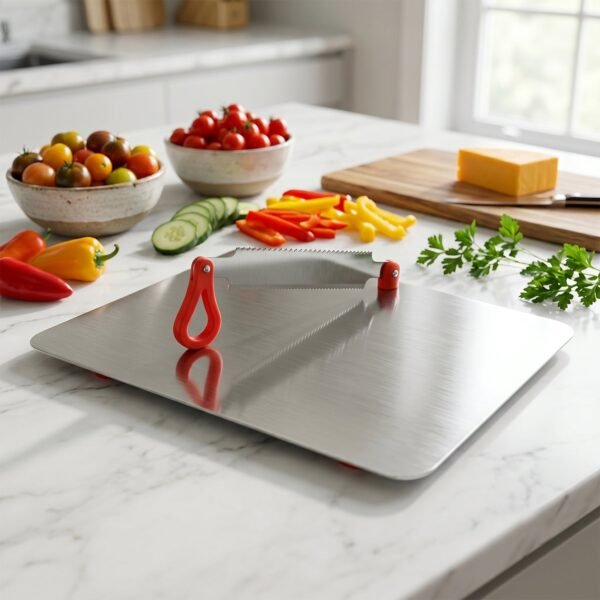 Stainless Steel Multipurpose Chopping Board – Hygienic & Durable for Kitchen