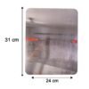 Stainless Steel Multipurpose Chopping Board – Hygienic & Durable for Kitchen
