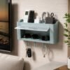 Wall Mounted Storage Organizer Shelf Bathroom Kitchen Solution