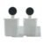 Wall Mounted Toothbrush Holder – Easy Adhesive Installation (2 Pc)