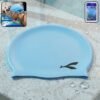 Waterproof Stretchable Silicone Swim Cap – Fits All Ages for Swim & Water Sports