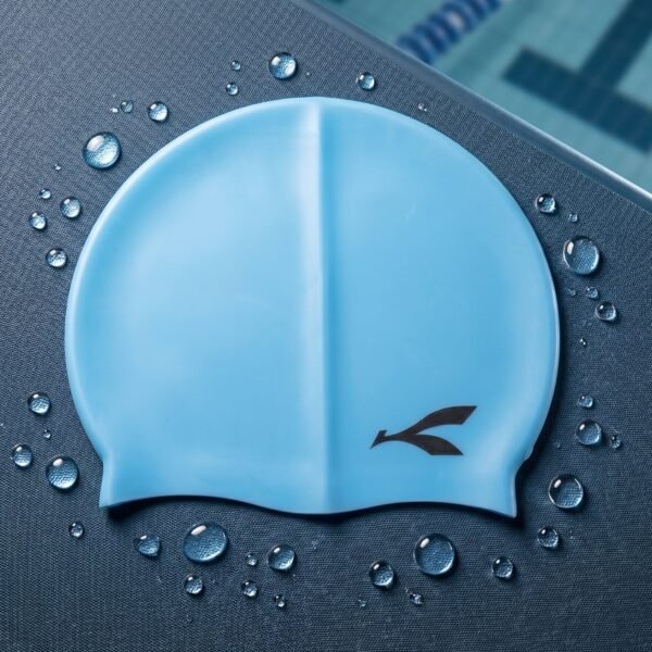 Waterproof Stretchable Silicone Swim Cap – Fits All Ages for Swim & Water Sports