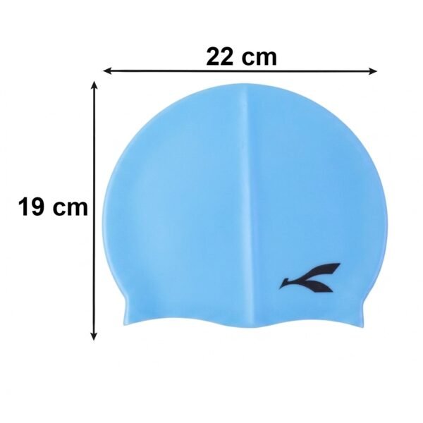 Waterproof Stretchable Silicone Swim Cap – Fits All Ages for Swim & Water Sports