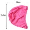 Small Premium Stretchable Pink Swimming Cap – Comfortable Fit for Short Hair