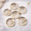 Floral Porcelain Tea Cup and Saucer Set – Elegant Gold Detailing
