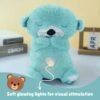 Musical Teddy Bear Plush Toy – Soft, LED Light & Soothing Music