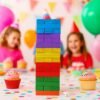 Wooden Stacking Tower Game – 54-Piece Classic Fun