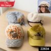 Winter & Summer Designer Cap – Soft Fur with Embroidery for Women