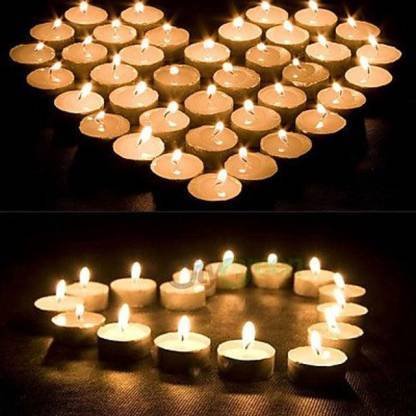 LED Tealight Candles – White 24 Pcs for Diwali Decor | Indo Glow