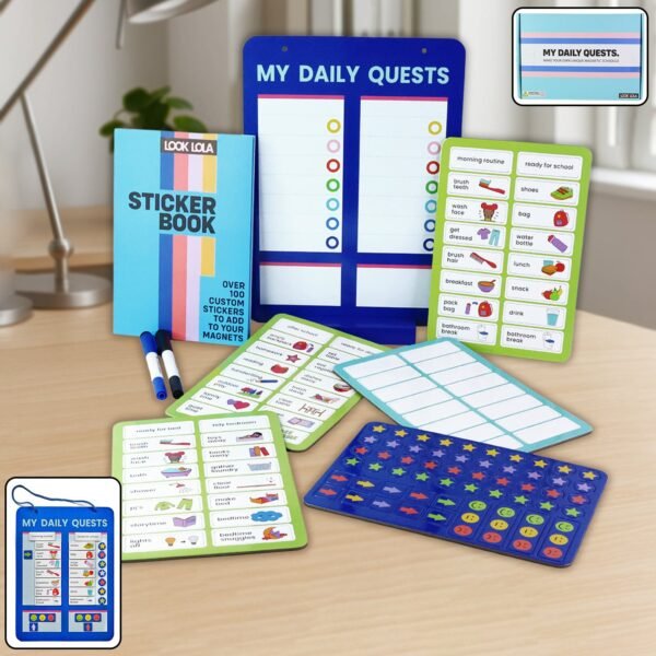 Magnetic Routine Board – Engaging Habit Tracker for Kids