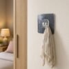 Self-Adhesive Transparent Wall Hook – Damage-Free, Reusable Holder