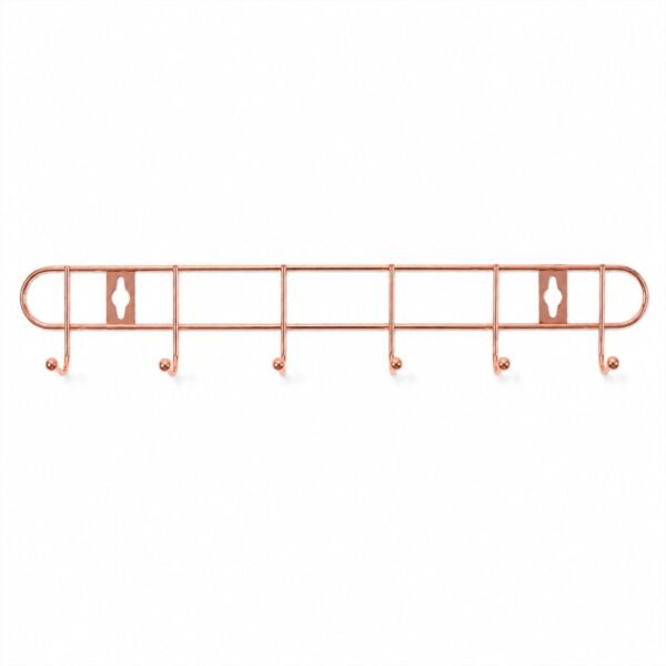 Wall Mounted Hook Rack – Space Saving & Stylish Rose Gold Finish