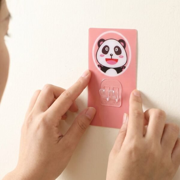 Cartoon Adhesive Wall Hook – Strong Hold & No Drilling required