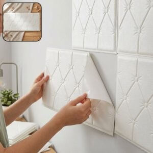 Self Adhesive 3D Foam Wall Panel – Easy Install & Stylish Texture
