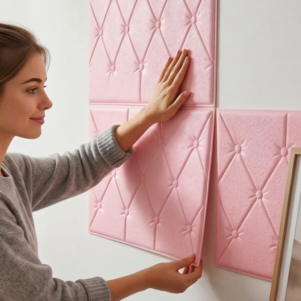 Self Adhesive 3D Foam Wall Panel, Easy DIY Home Decor