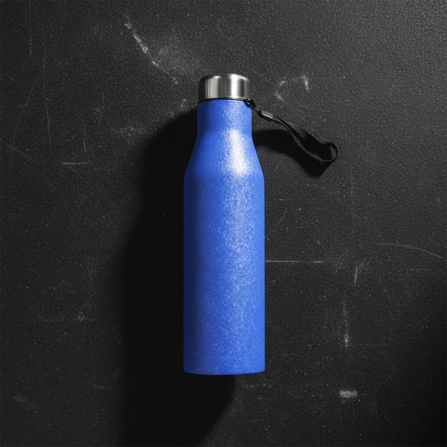 Stainless Steel Water Bottle 1000ML – Leakproof with Carry Strap