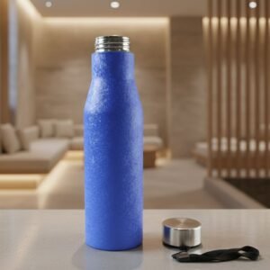 Stainless Steel Water Bottle 1000ML – Leakproof with Carry Strap