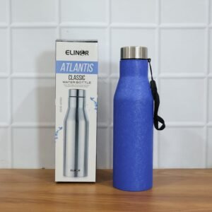 Stainless Steel Water Bottle 1000ML – Leakproof with Carry Strap