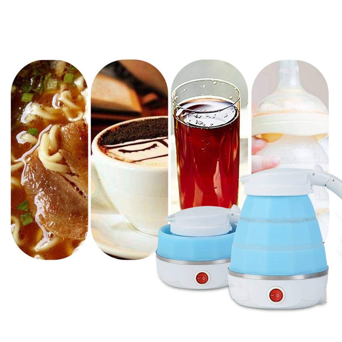 Foldable Electric Kettle – Portable 0.6L Travel Boiler | Siplix