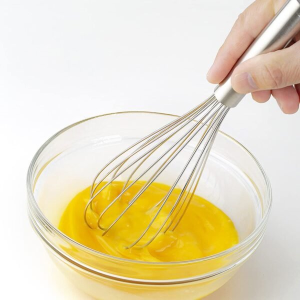 Stainless Steel Balloon Whisk – Durable 24cm Kitchen Tool