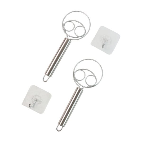 Stainless Steel Spiral Hand Whisk Set – Efficient & Durable