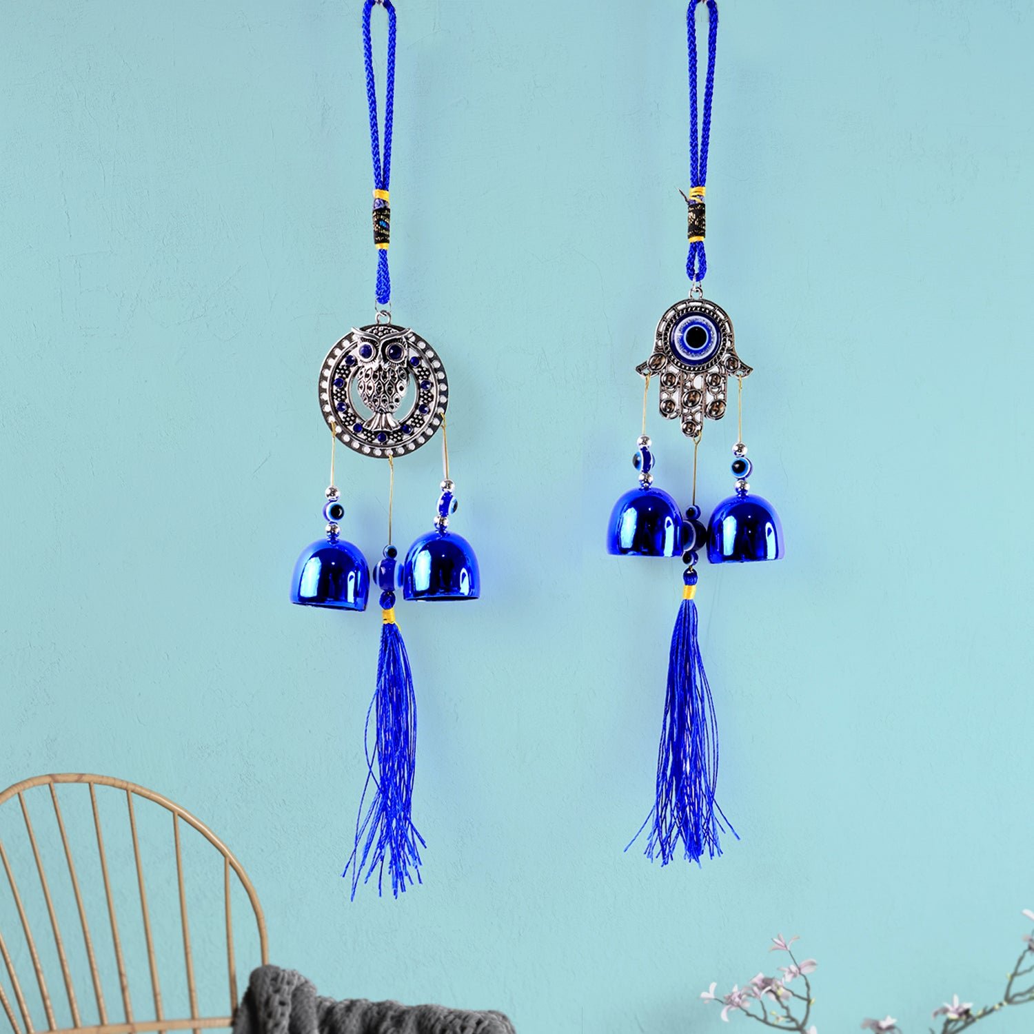 Evil Eye Wind Chime – Metal Home & Garden Protection