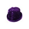 Velvet Floral Bucket Hat – Elegant Winter Accessory for Women