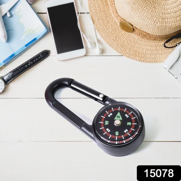 Mini Compass with Clip – Portable Outdoor Gear | Trekola