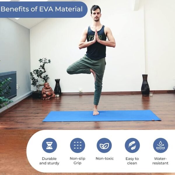 Non-Slip Yoga Mat – Thick, Durable, Portable Exercise Mat
