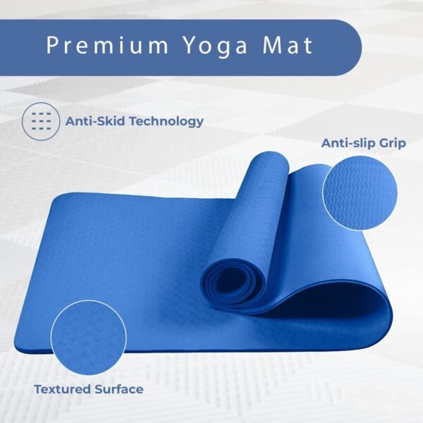 Non-Slip Yoga Mat – Thick, Durable, Portable Exercise Mat