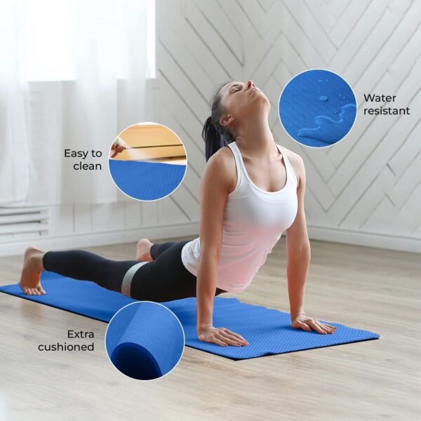 Non-Slip Yoga Mat – Thick, Durable, Portable Exercise Mat