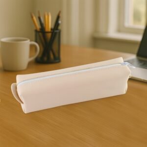 PU Leather Pencil Pouch – Slim, Soft Zippered Stationery Case