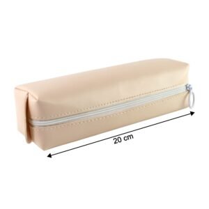 PU Leather Pencil Pouch – Slim, Soft Zippered Stationery Case